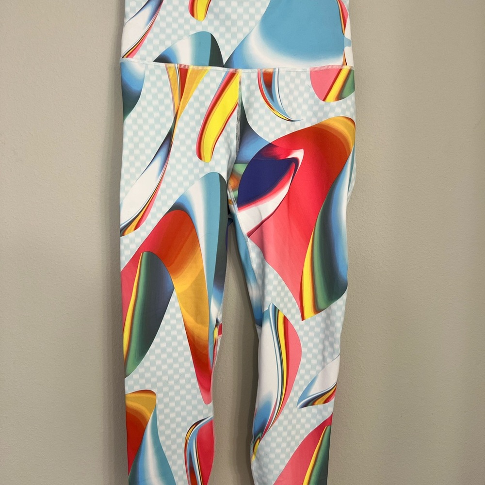 Fabletics Multicolor Swirl Leggings